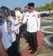 Hari Pertama Kerja, Bupati Zukri Gelar Apel dan Halal Bihalal ASN