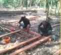 Kejar Target TMMD, Satgas Kodim 0102/Pidie Maksimalkan Perakitan Rangka Kayu RTLH