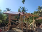 Pembangunan RTLH Masuki Tahap Atap, Mimpi Muhammad Amin Miliki Rumah Layak Segera Terwujud