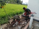 Satgas TMMD Ke-129 Kodim 0102/Pidie Bangun Tempat Wudhu, Lengkapi Sarana Air Bersih di Masjid Al Furqan