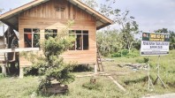 Sentuh Angka 65 Persen, Pembangunan RTLH Bapak Dedi di Desa Pangkalan Terap Kian Dekati Selesai