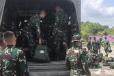 150 Peraonil Tim Satgas TMMD Ke-129 Kodim 0313/KPR Laksanakan Serpas Menuju  Pangkalan Terap