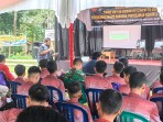 Bentengi Generasi Muda dari Narkoba dan Pelanggaran Hukum, Satgas TMMD ke-129 Kodim 0313/KPR Gelar Penyuluhan di Pangkalan Terap