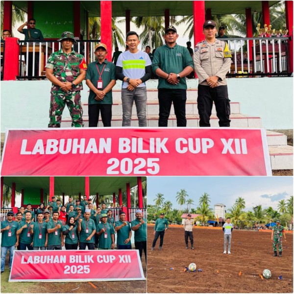 Diikuti 42 Club, Dewan Daramen SH, M.Kn Buka Turnamen Sepak Bola Labuhan Bilik Cup XII 2025