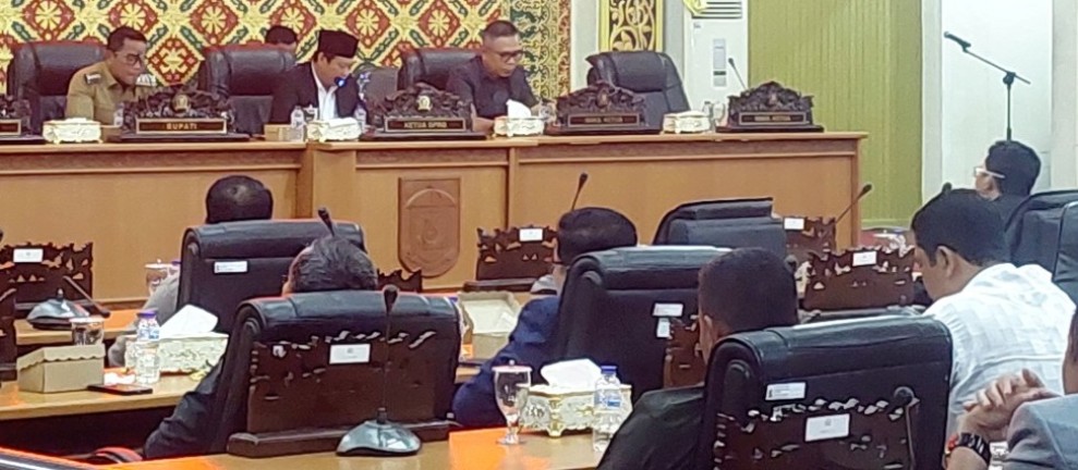 DPRD Pelalawan Gelar Paripurna Bentuk Pansus 3 Ranperda