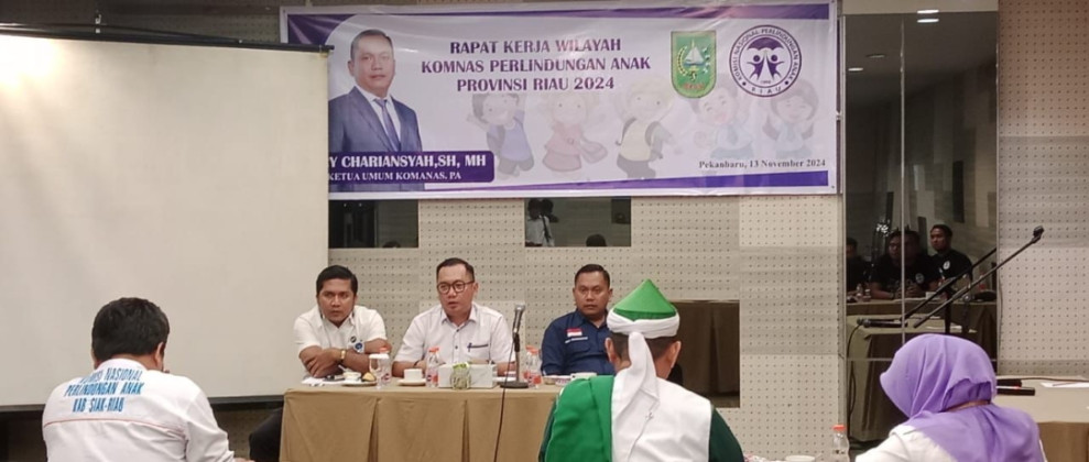 Komnas PA Provinsi Riau Gelar Rakerwil dengan Pengurus Daerah