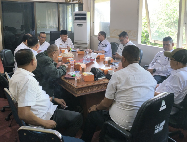 Rakor Lanjutan Distribusi Gas Bumi Untuk Rumah Tangga di Kecamatan Pangkalan Kerinci
