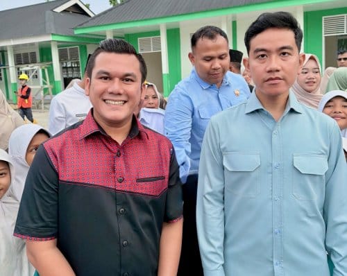 Tokoh Pemuda Rohil Maliki Dampingi Kunjungan Wapres RI