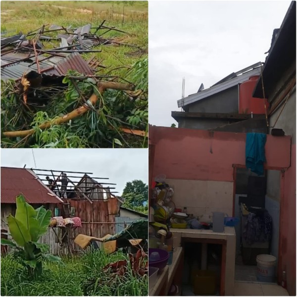 Belum Dapat Bantuan, Rumah Warga di Pangkalan Kerinci Rusak Diterjang Angin Puting Beliung