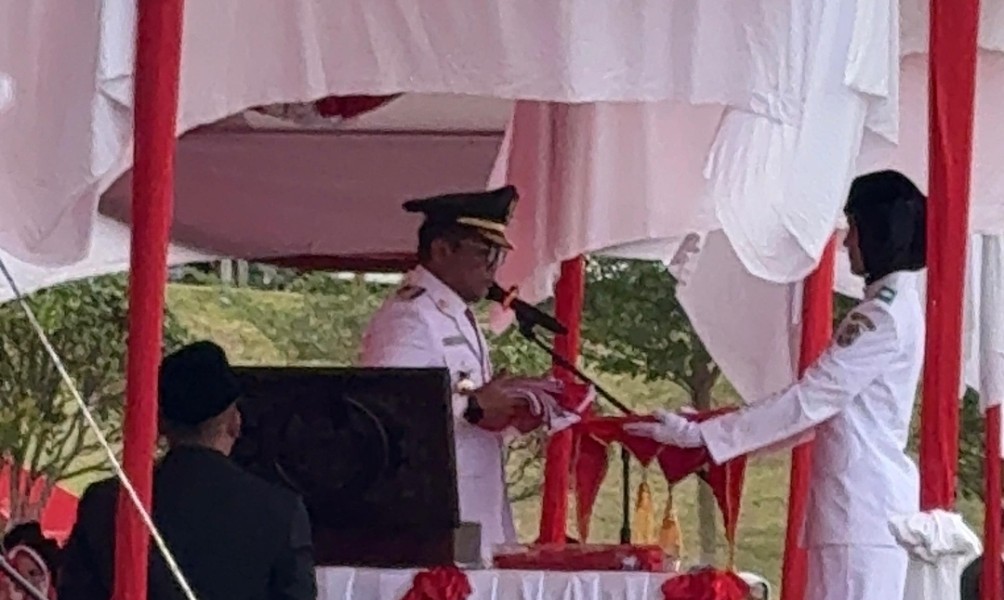 Upacara Peringatan Proklamasi HUT RI ke-80 di Pelalawan, Berlangsung Hikmat