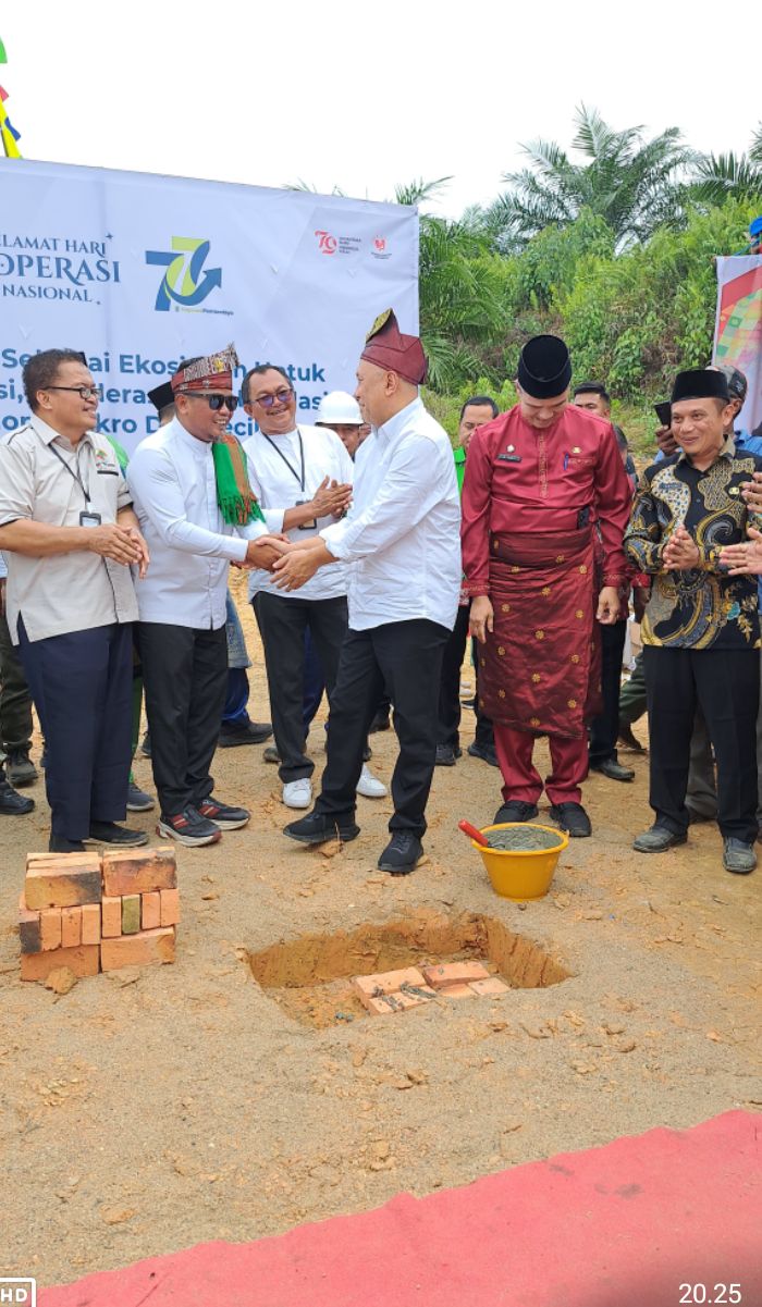 Menkop UKM Bangun CPO mini dan Pabrik Minyak Makan Merah di Pelalawan.