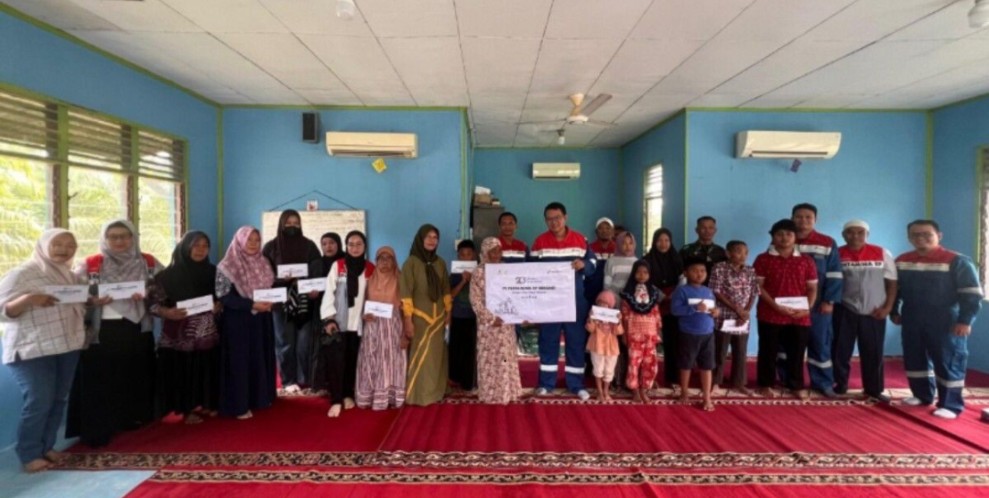 HUT Pertamina EP ke-20, Lirik Field Tebar Energi Kebaikan Lewat Kelas Berbagi dan Santunan