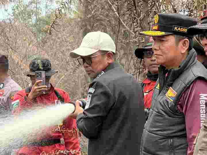 Bupati Zukri Pastikan Sinergitas Pemkab, TNI, dan Polri Jadi Garda Terdepan Tangani Karhutla
