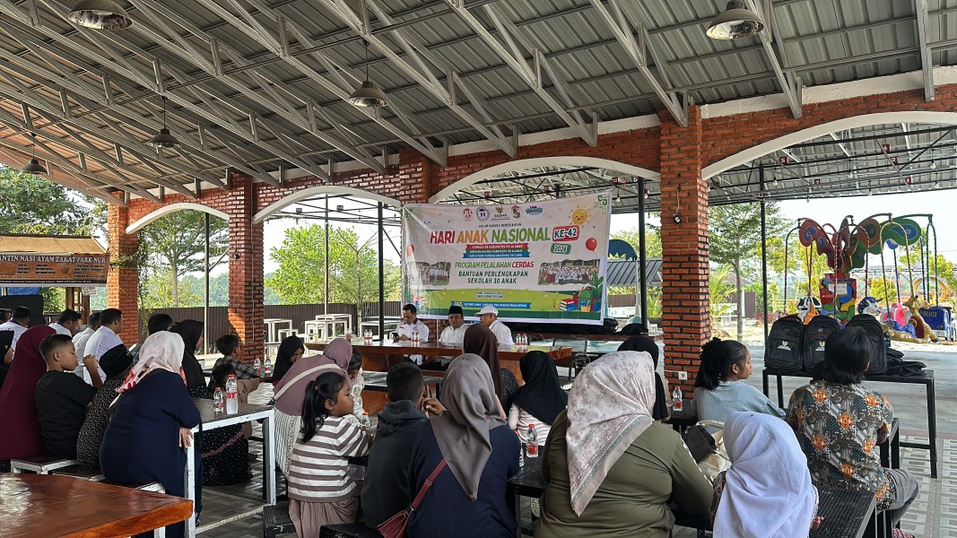 30 Anak Pelalawan Rayakan HAN Ke-42 dengan Bantuan Sekolah dan Bermain Gratis di Z-Park Pangkalan Kerinci