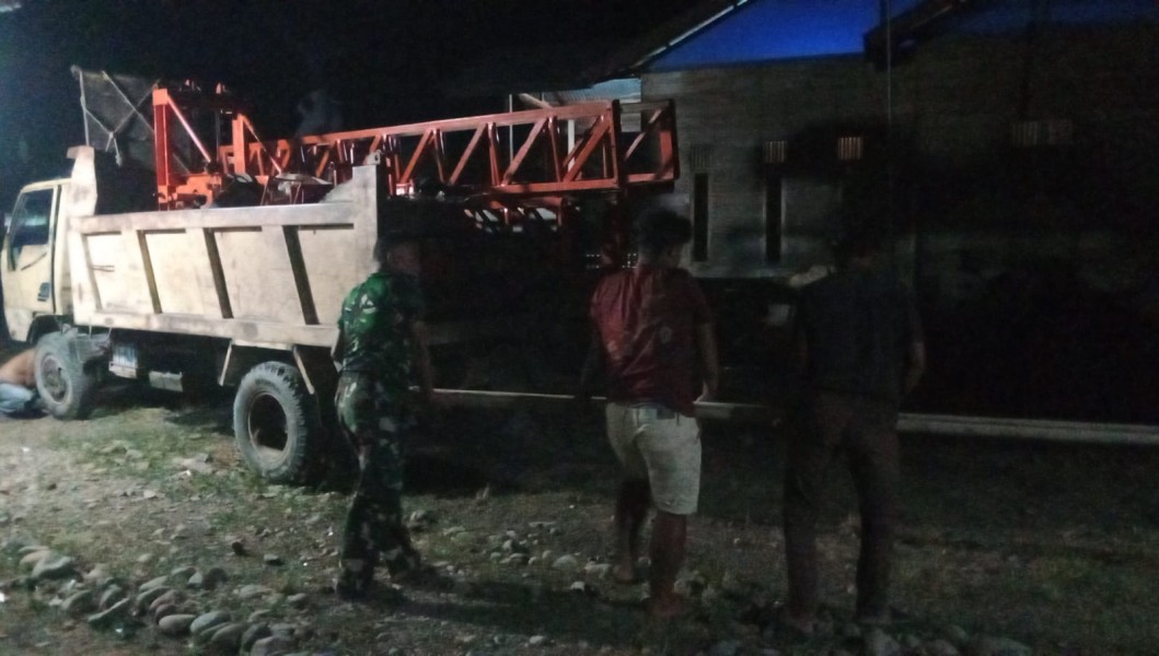 Satgas TMMD ke-129 Kodim 0102/Pidie Langsir Mesin Sumur Bor, Percepat Pemenuhan Kebutuhan Air Warga