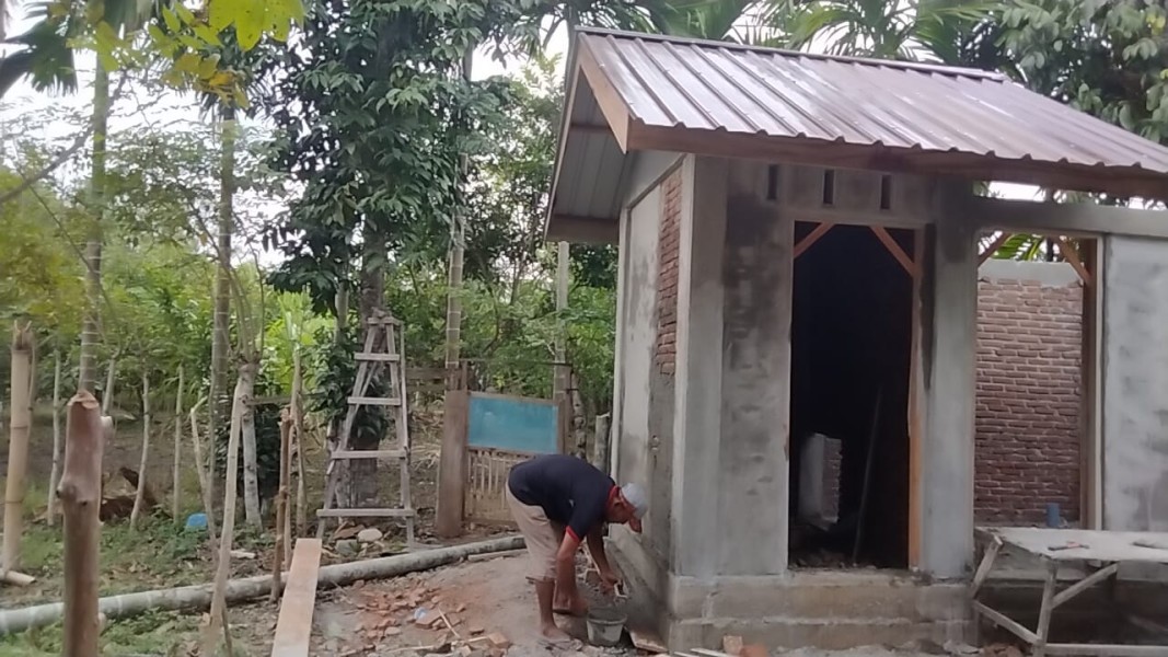 Pembangunan MCK TMMD Ke-129 Kodim 0102/Pidie Capai 65 Persen, Hadirkan Sanitasi Layak bagi Masyarakat